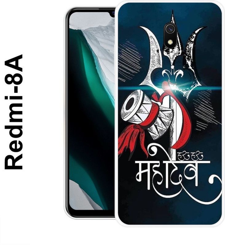 REALKING Back Cover for Redmi 8A  (Multicolor, Silicon)