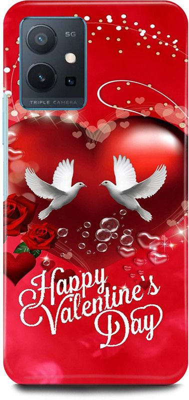 JUGGA Back Cover for OPPO K10, CPH2373, HAPPY, VALENTINE, DAY, LOVE, COUPLE, GIRL, BOY  (Red, Hard Case, Pack of: 1)