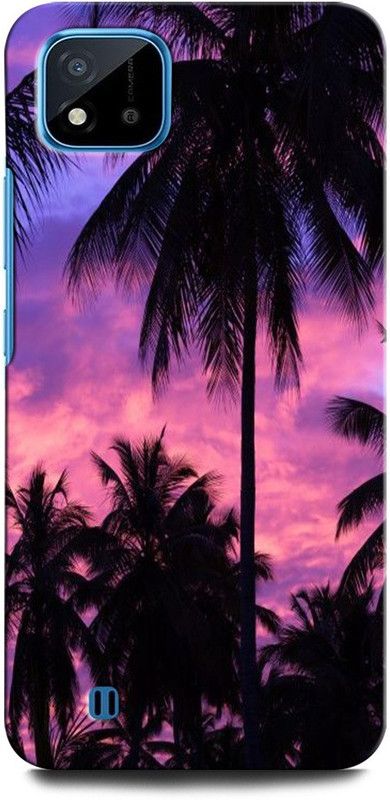 GRAFIQE Back Cover for Realme C11 2021 PALM, TREE, NATURE, MORNING VIBES  (Multicolor, Shock Proof, Pack of: 1)
