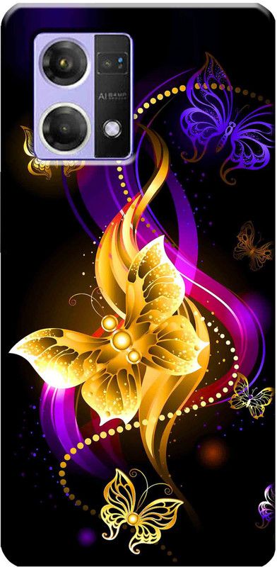 Auqueno Back Cover for Oppo F21 Pro 2588  (Multicolor, Flexible, Silicon)