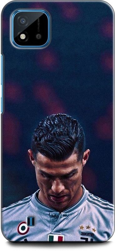 WallCraft Back Cover for Realme C20, RMX3063, RMX3061 CRISTIANO, RONALDO, CR-7, REAL MADRID, FOOTBALL, JERSEY, SPORTS  (Multicolor, Dual Protection, Pack of: 1)
