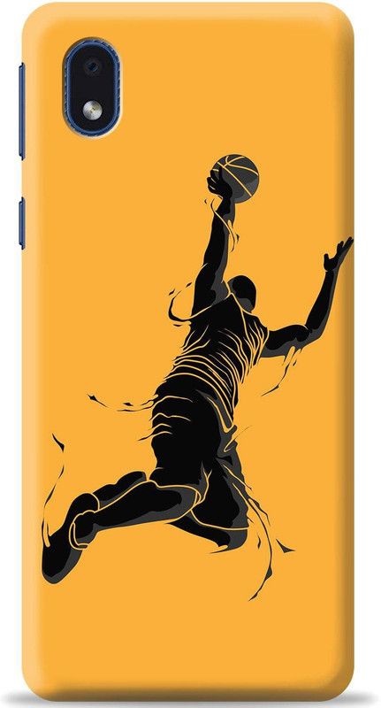 Loffar Back Cover for Samsung Galaxy M01 Core  (Yellow, Black, Shock Proof, Pack of: 1)
