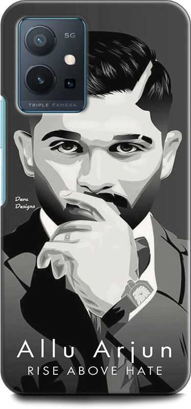 Wall Art Back Cover for Vivo T1 (5G) Pompadour, Hair Style  (Multicolor, Dual Protection, Pack of: 1)