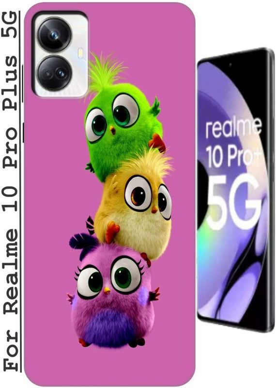 Rockerspot Back Cover for Realme 10 Pro Plus 5G 2829  (Yellow, Flexible, Silicon, Pack of: 1)