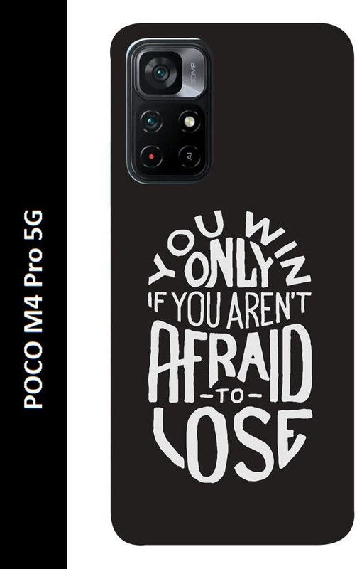 Gabroo Back Cover for POCO M4 Pro 5G  (Black, White, Grip Case, Silicon)