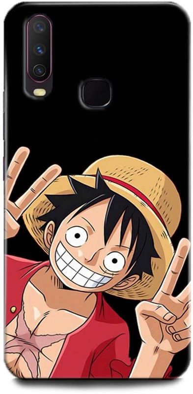 Afterglow Back Cover for Vivo U10 Luffy, Monkey D Luffy, Anime, Animation, Yellow, Funny, Cartoon  (Multicolor, Dual Protection, Pack of: 1)