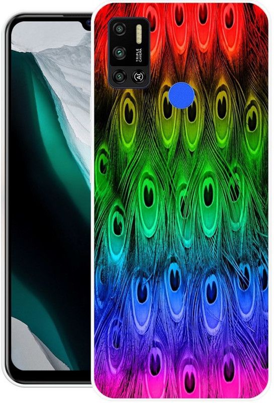 Vaultart Back Cover for Tecno Spark 6 Air  (Multicolor, Dual Protection, Silicon, Pack of: 1)