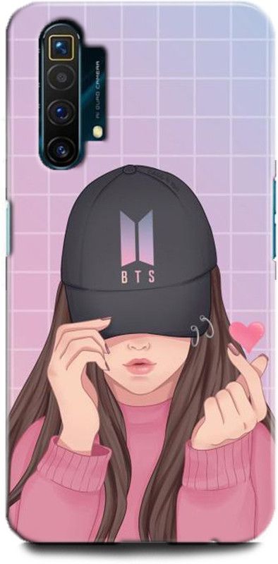 Afterglow Back Cover for Realme X3 GRIL, BTS, LOVELY GRIL, ANIME  (Multicolor, Shock Proof, Pack of: 1)