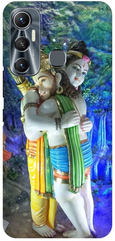 FIKORA Back Cover for Infinix Hot 11, X662, RAM ,JAI, SHREE, RAM, HANUMANJI  (Multicolor, Hard Case, Pack of: 1)