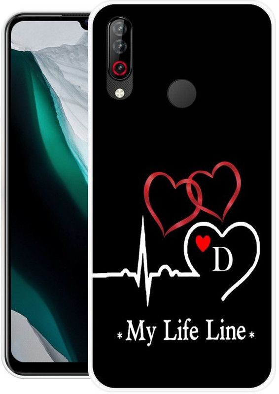 BLUEBUG Back Cover for LG W30  (Multicolor, Grip Case, Silicon, Pack of: 1)