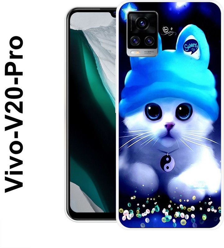 BAGRA Back Cover for Vivo V20 Pro  (Multicolor, Grip Case, Silicon)