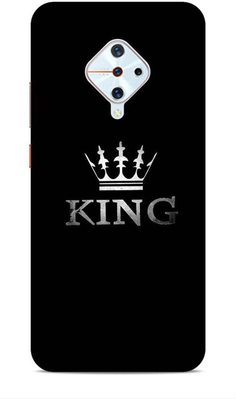 Coverland Back Cover for Vivo S1 Pro  (Black, White)