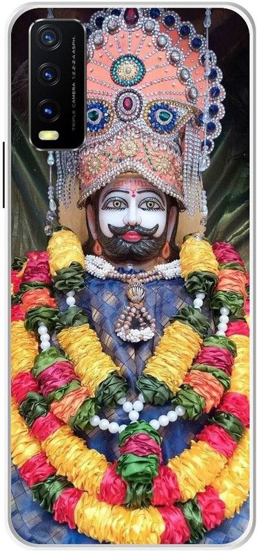 VS PRINT LINK Back Cover for VIVO Y20G \ V2037 \ Khatu shyam ji, shri krishan  (Multicolor, Hard Case, Pack of: 1)