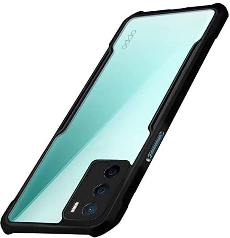 WOW Imagine Bumper Case for Oppo A16  (Black, Shock Proof, Pack of: 1)