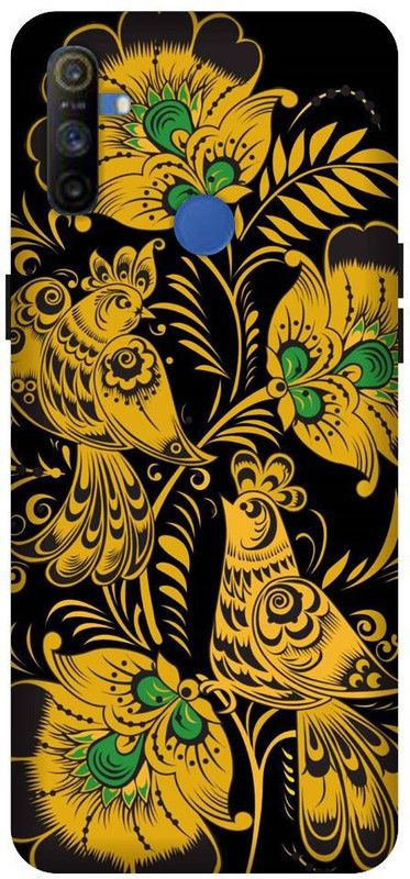 SSMORYA Back Cover for Realme Narzo 20A, Flower Printed Back Cover  (Multicolor, Hard Case, Pack of: 1)