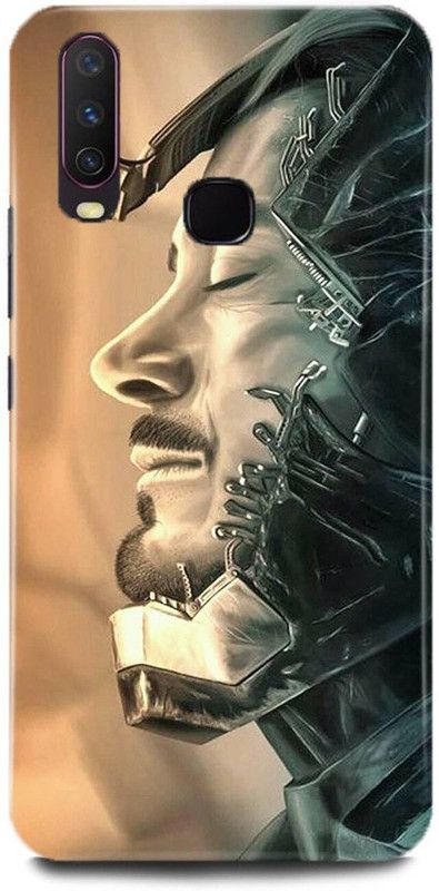 play fast Back Cover for Vivo Y17/1902 IRON MAN PRINTED  (Multicolor, Hard Case, Pack of: 1)