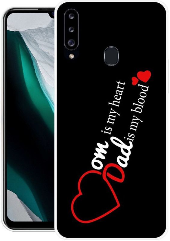 BLUEZAP Back Cover for Samsung Galaxy A20s  (Black, Grip Case, Silicon, Pack of: 1)