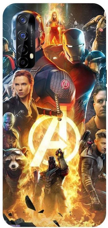 URCHIN Back Cover for Realme 7Avengers, infinity wars, end game, superheros, iron man  (Multicolor, Shock Proof, Pack of: 1)