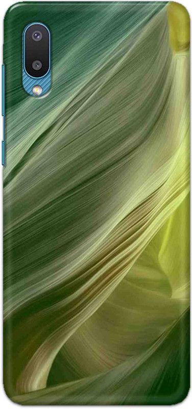 NDCOM Back Cover for Samsung Galaxy M02 Green Printed  (Multicolor, Hard Case, Pack of: 1)
