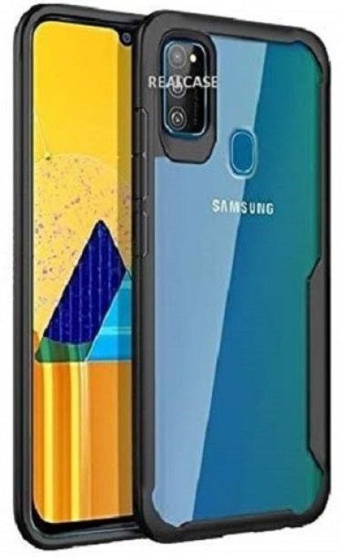 KRBL Back Cover for Samsung Galaxy M30s  (Black, Transparent, Pack of: 1)