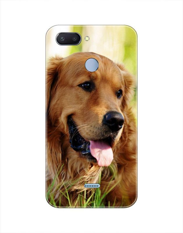 Smutty Back Cover for Mi Redmi 6 - Dog Print  (Multicolor, Hard Case, Pack of: 1)