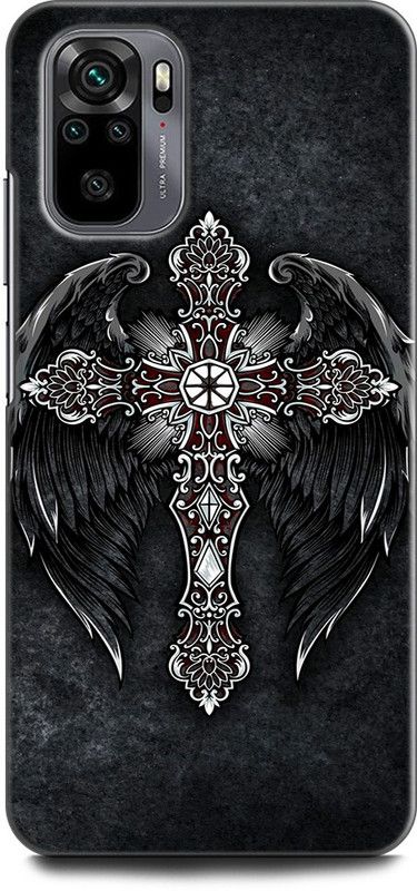 KEYCENT Back Cover for REDMI Note 10S JESUS, CRIST, JESUS SAVES CROSS, GOD, JESUS CROSS BLACK, LORD  (Multicolor, Pack of: 1)