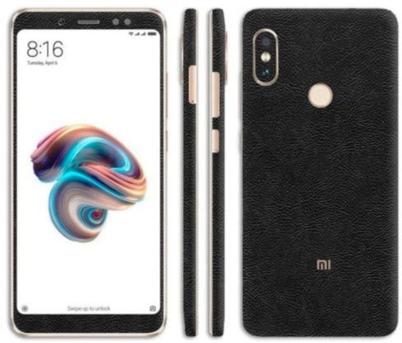 Orgic India Xiaomi Mi Redmi 6 Pro Mobile Skin  (Black Leather)