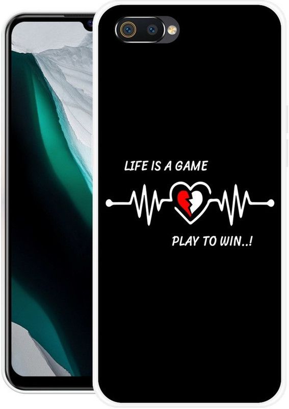 Sswastik Back Cover for Realme C2  (Multicolor, Grip Case, Silicon)