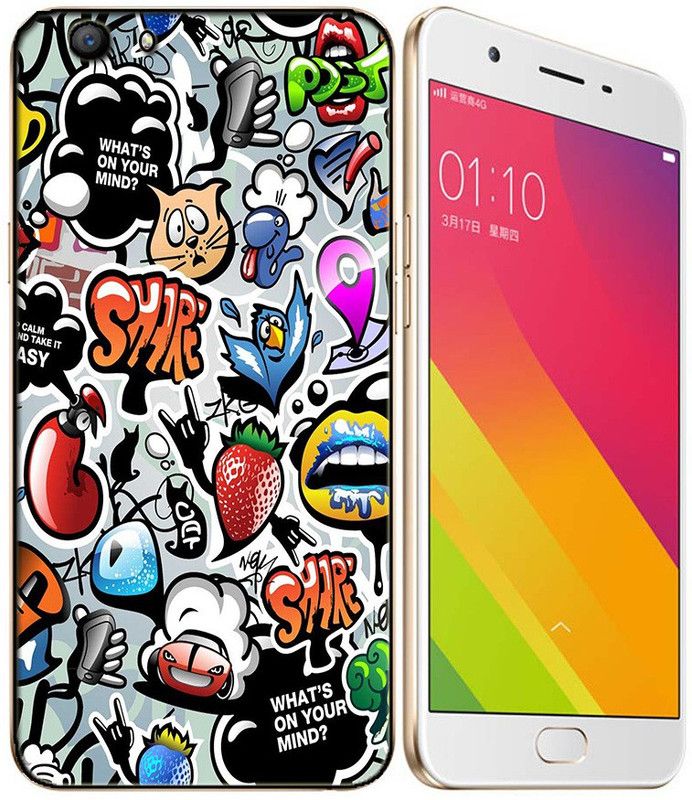 METOO Back Cover for Oppo A59  (Multicolor, Dual Protection, Silicon)