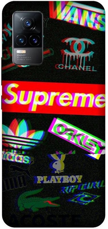 URCHIN Back Cover for Vivo Y73 Supreme, Supreme logo, Cool, Trand, Hub  (Multicolor, Shock Proof, Pack of: 1)