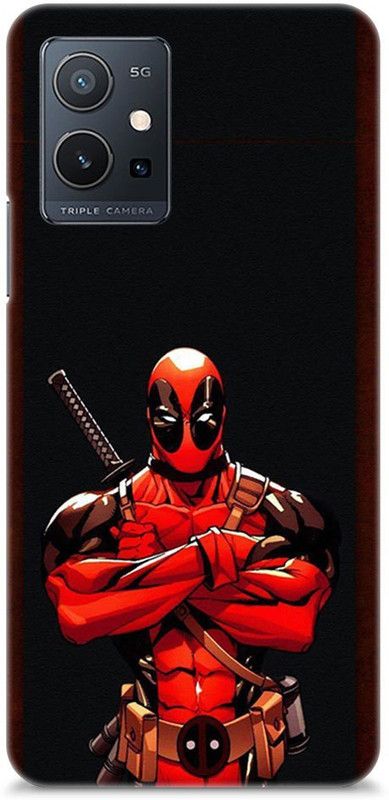 Mast Kalandar Back Cover for vivo y75 5G  (Black, Red, Hard Case)