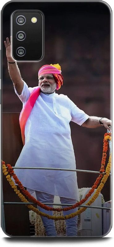 INDICRAFT Back Cover for SAMSUNG Galaxy F02s NARENDRA MODI, PRIME MINISTER OF INDIA, BJP, PM  (Multicolor, Dual Protection, Pack of: 1)