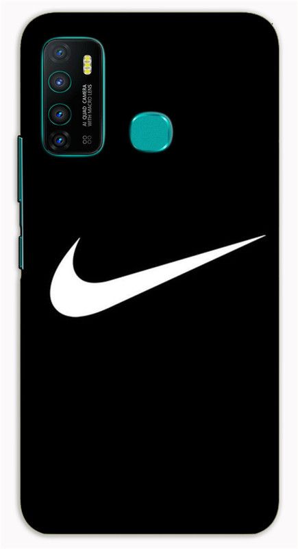 iprinto Back Cover for Infinix Hot 9, Infinix Hot 9 Pro Nike Back Cover  (Black, Hard Case)