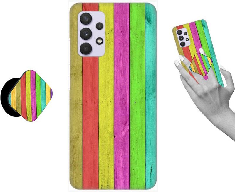 iCopertina Back Cover for Samsung Galaxy A32  (Multicolor, Cases with Holder)