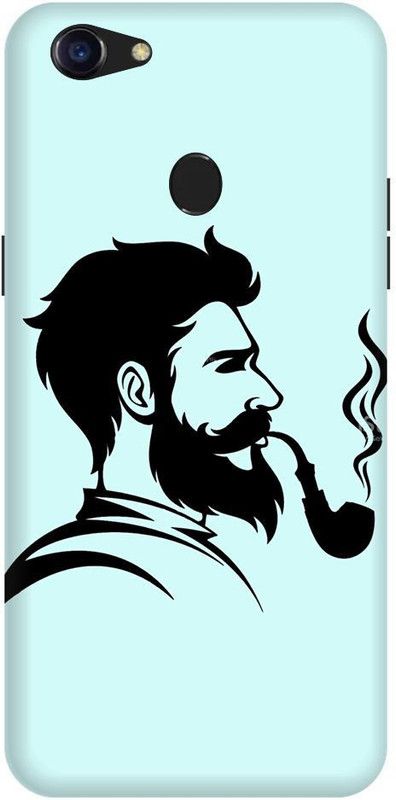 SRIJONI Back Cover for Oppo F5  (Black, Blue, Pack of: 1)