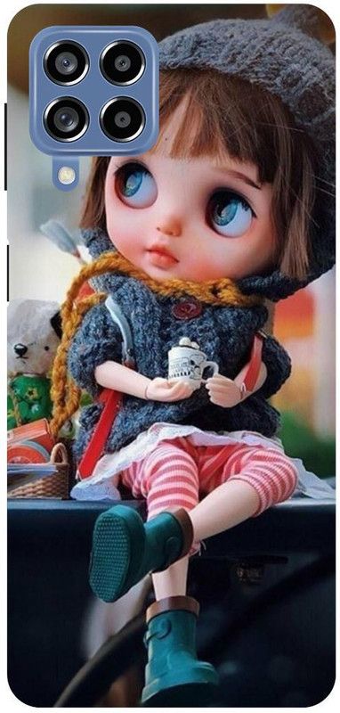 THE NARAYANA COLLECTIONS Back Cover for SAMSUNG GALAXY M53-CUTE,GIRLS,BABY,DOLL,CARTOON  (Multicolor, Hard Case, Pack of: 1)