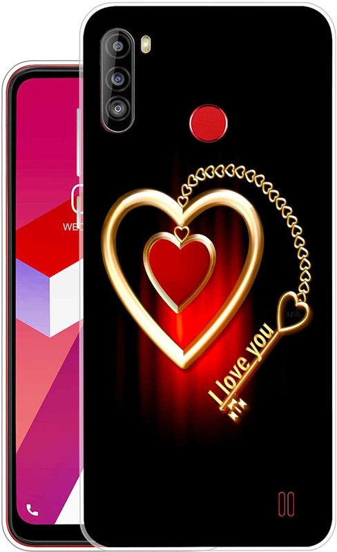 Vascase Back Cover for Lava Z4, Lava Z6  (Red, Black, Dual Protection, Silicon, Pack of: 1)
