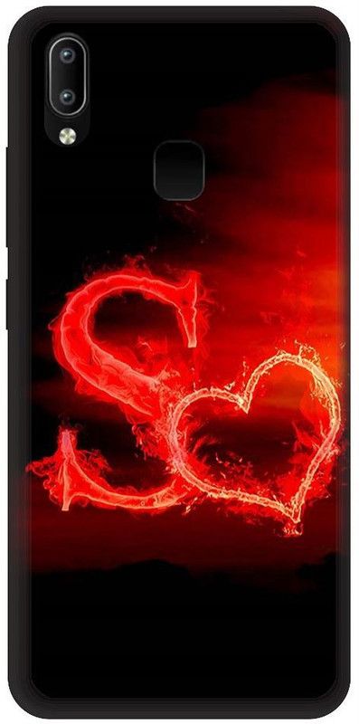 URCHIN Back Cover for Vivo Y95  (Black, Red, Shock Proof, Pack of: 1)