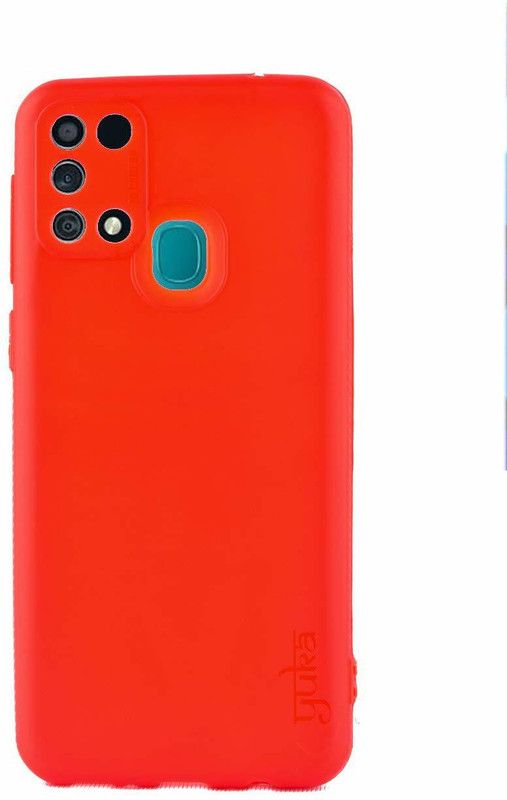 RUNICHA Back Cover for Samsung Galaxy F41, Samsung Galaxy M31  (Red, Grip Case, Pack of: 1)