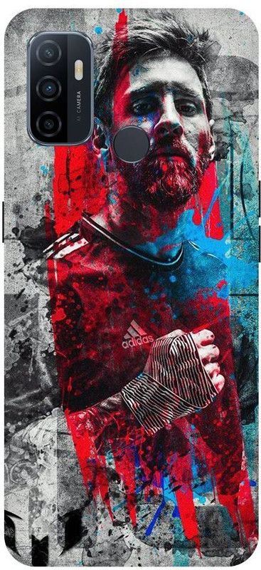 URCHIN Back Cover for Oppo A33 Messi, Lione Messi, Football, Messi 10, Barcelona, Lione Messi Jersey, Sports  (Multicolor, Shock Proof, Pack of: 1)