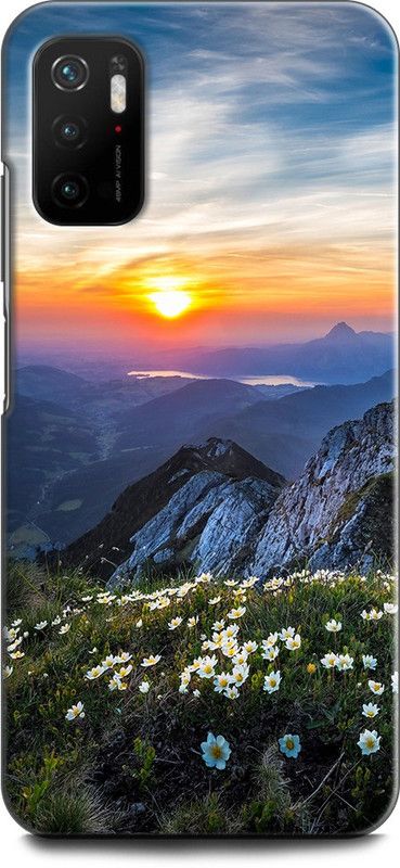 Wall Art Back Cover for POCO M3 Pro 5G BEAUTIFUL, FLOWERS, NATURE, ABSTRACT, TEXTURE  (Multicolor, Dual Protection, Pack of: 1)