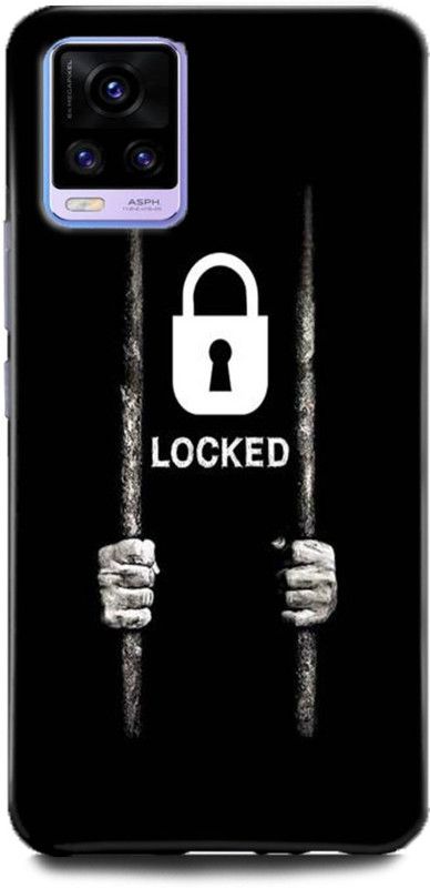 Afterglow Back Cover for Vivo V20 pro LOCK, LOCKED  (Multicolor, Shock Proof)