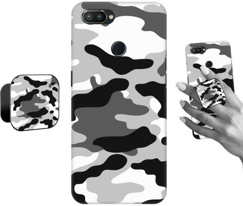 COBIERTAS Back Cover for Realme U1  (Multicolor, Cases with Holder, Pack of: 2)