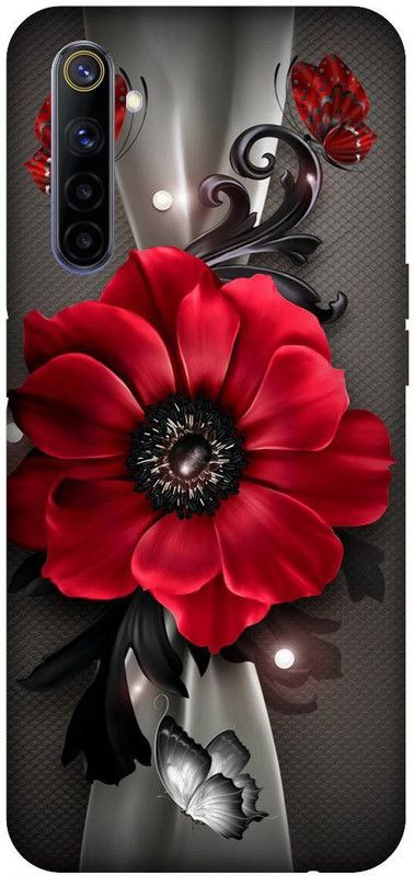 Thecoverking Back Cover for Realme 6i (Love heart,Leaf,red love, lotus,cases cover  (Multicolor, Waterproof, Pack of: 1)