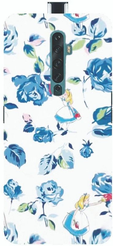 HELLO CASE Back Cover for OPPO Reno 2z, Oppo Reno2 F  (White, Blue, Hard Case)
