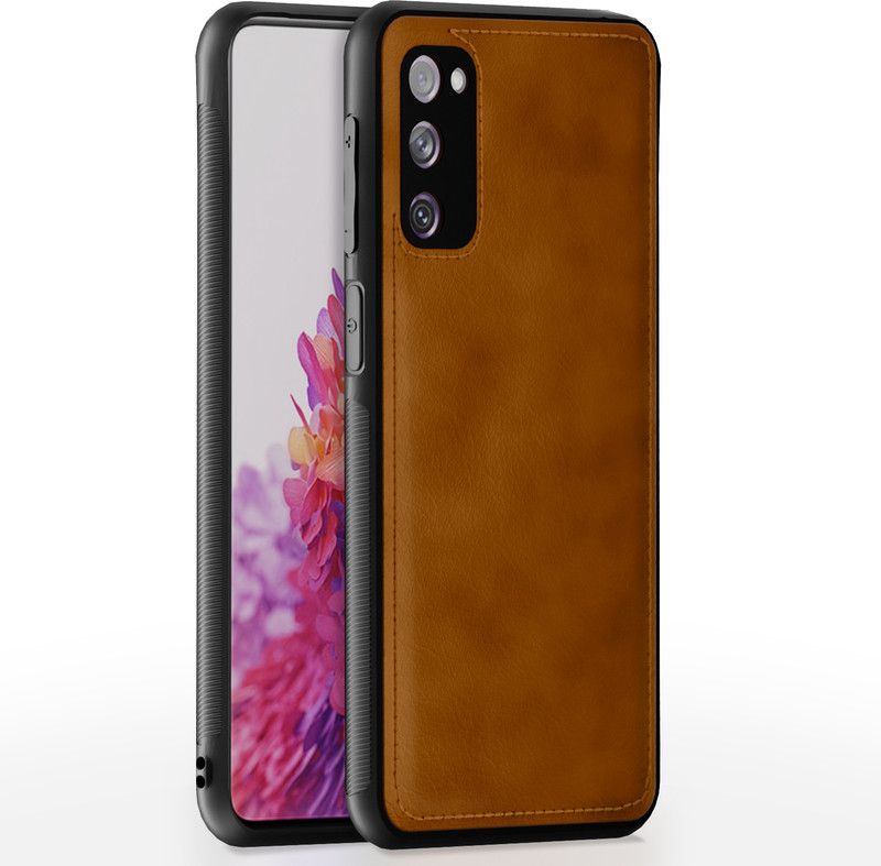 Pikkme Back Cover for Samsung Galaxy S20 Fe  (Brown, Shock Proof, Pack of: 1)