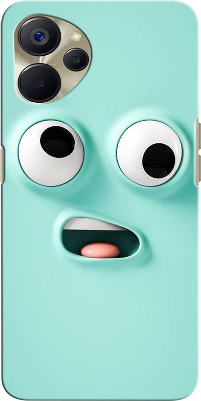 INTELLIZE Back Cover for Realme 9i 5G SMILE, SMILE FACE, FUNNY, HAPPY, CARTOON  (Multicolor, Hard Case, Pack of: 1)