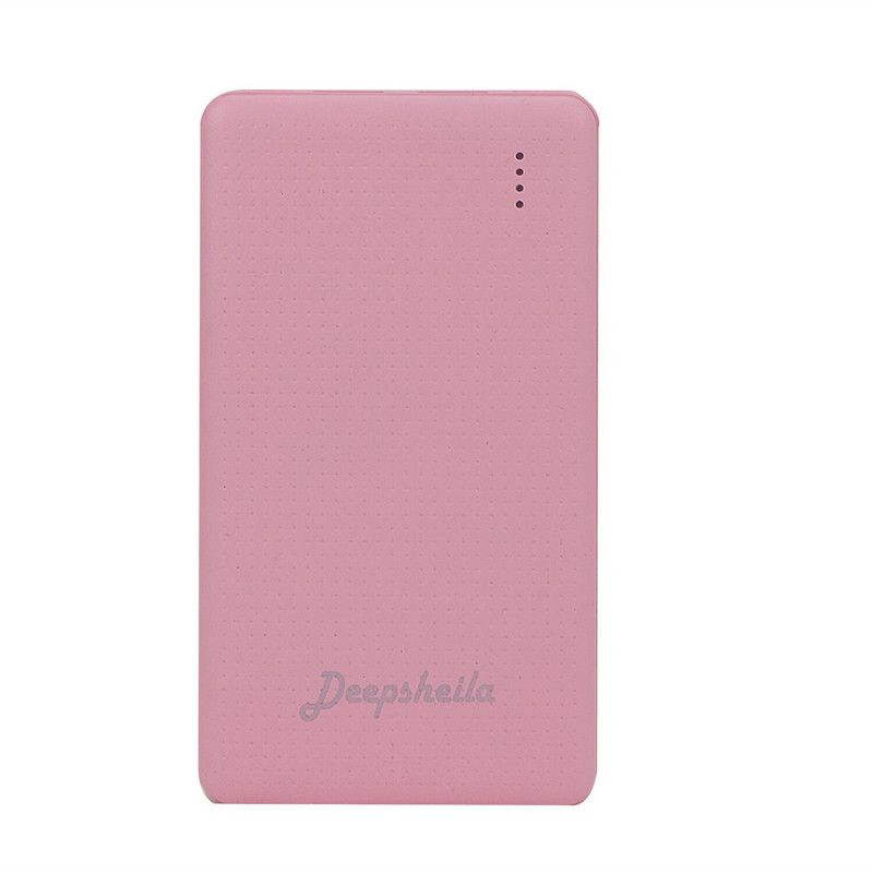 Deepsheila 8000 mAh Power Bank  (Pink, Lithium Polymer)