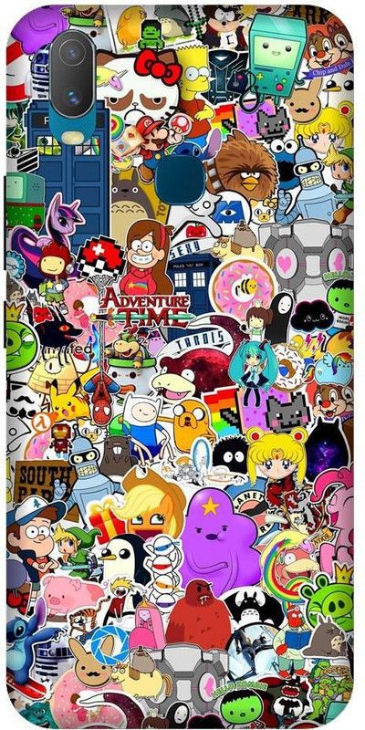 URCHIN Back Cover for Vivo U10 Cartoon, minecraft, puzzle, cute, funny, tranding, abstract  (Multicolor, Shock Proof)