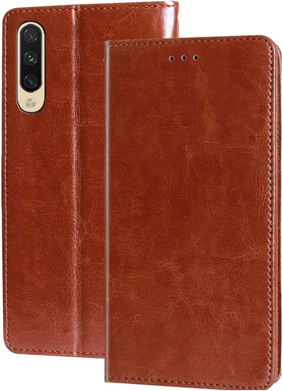 Unistuff Back Cover for Mi A3  (Brown, Dual Protection, Pack of: 1)